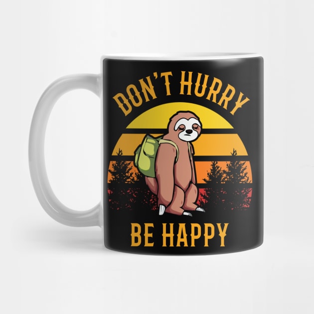 Dont Hurry Sloth Vintage by Imutobi